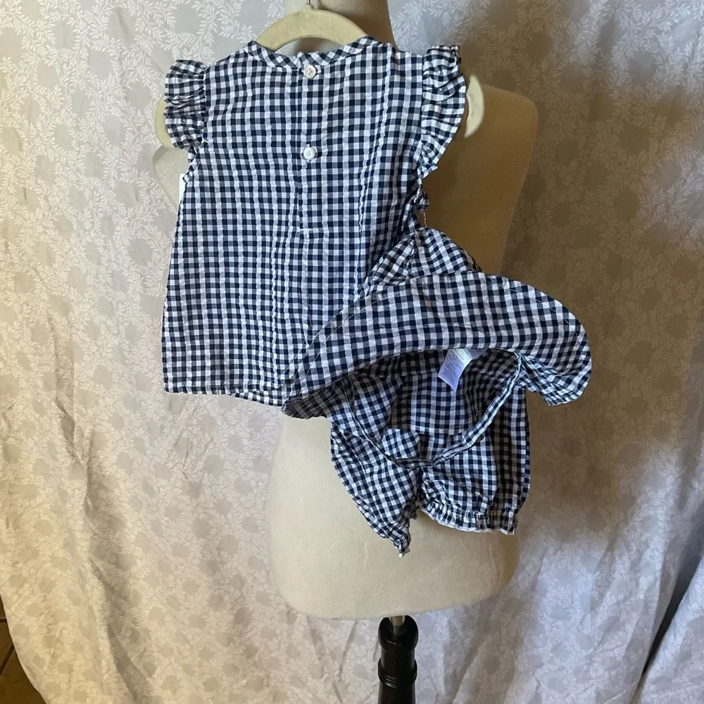 Carter's 3 Piece Gingham Summer Outfit Set